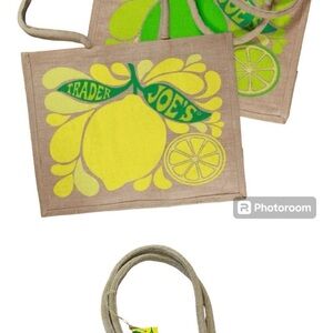 Trader Joe's Lemon Tote Bag